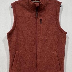 Rust Zip-Up Vest